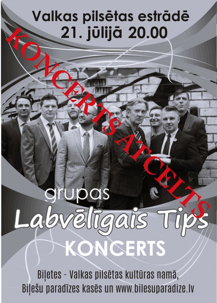 Grupas "Labvēlīgais tips" koncerts