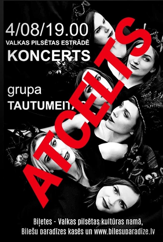 Grupas "Tautumeitas" koncerts