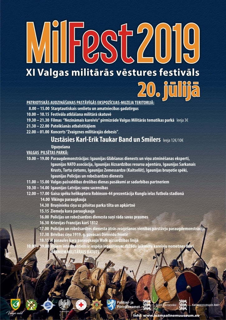 XI Valgas militārās vēstures festivāls "MilFest2019"