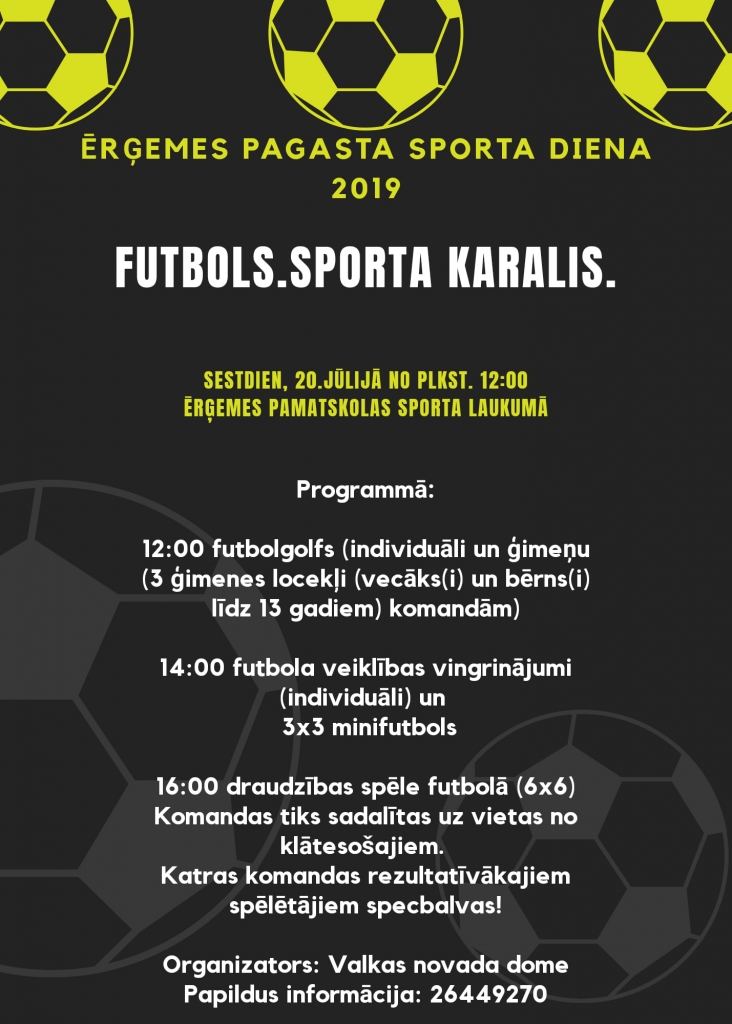 Ērģemes pagasta sporta diena 2019