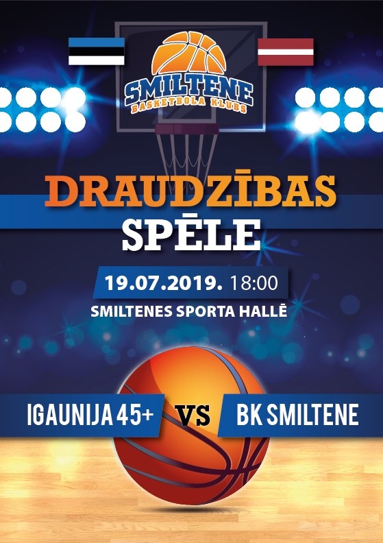 Draudzības spēle Igaunija 45+ pret BK Smiltene