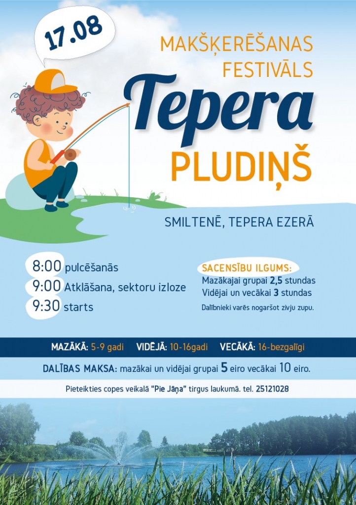 Makšķerēšanas festivāls "Tepera pludiņš"