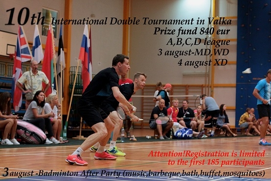 Starptautiskais dubultspēļu turnīrs badmintonā 2019