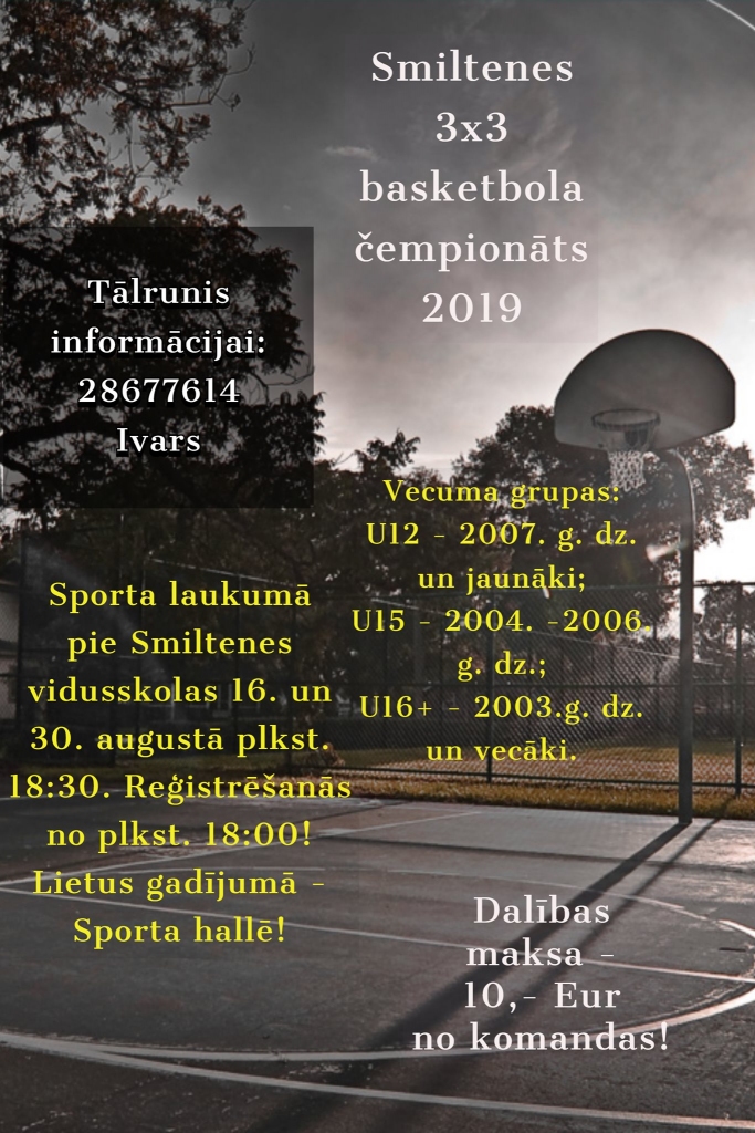 Smiltenes 3x3 basketbola čempionāts 2019