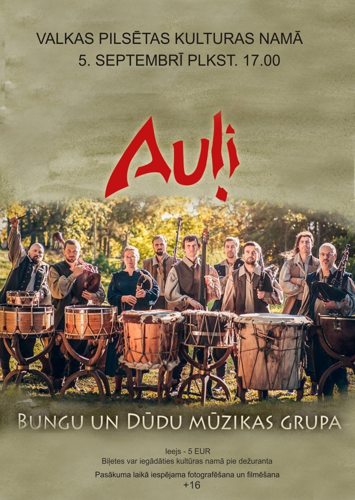 Bungu un dūdu mūzikas grupa "Auļi"