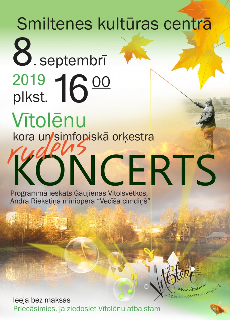 Vītolēnu kora un simfoniskā orķestra rudens koncerts