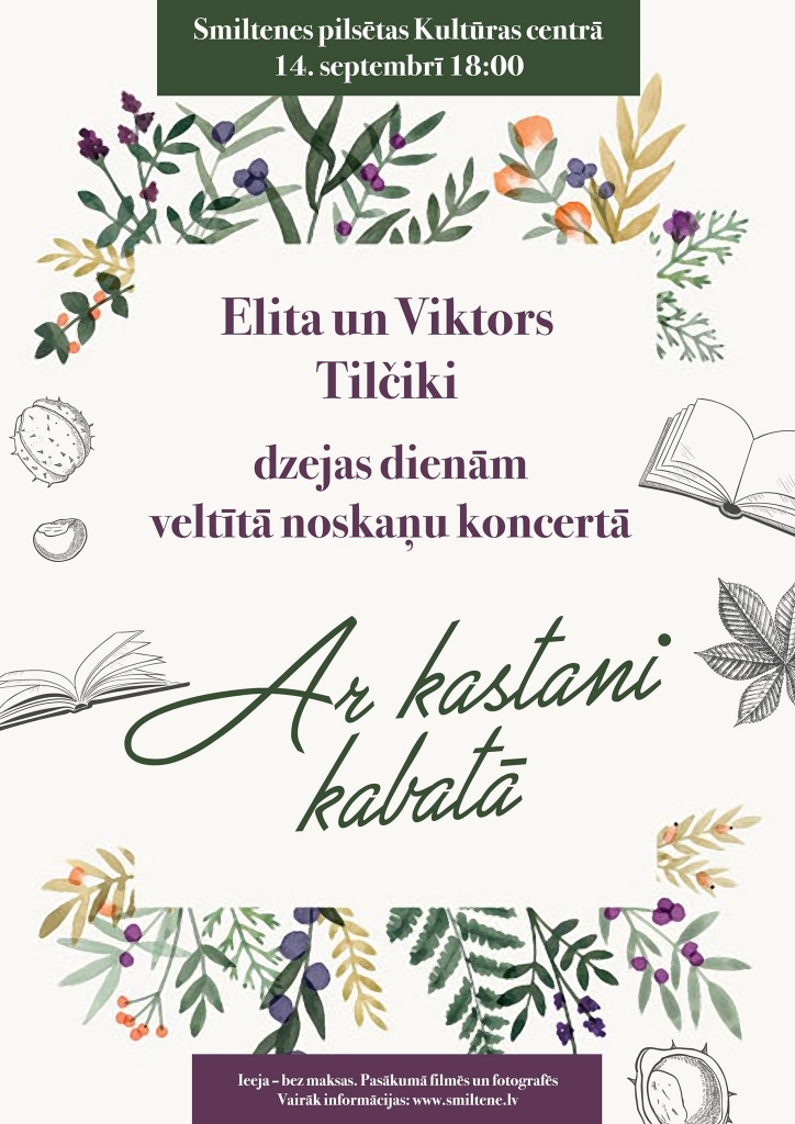 Koncerts "Ar kastani kabatā"