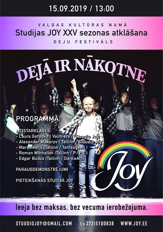 Studijas JOY XXV sezonas atklāšanas koncerts