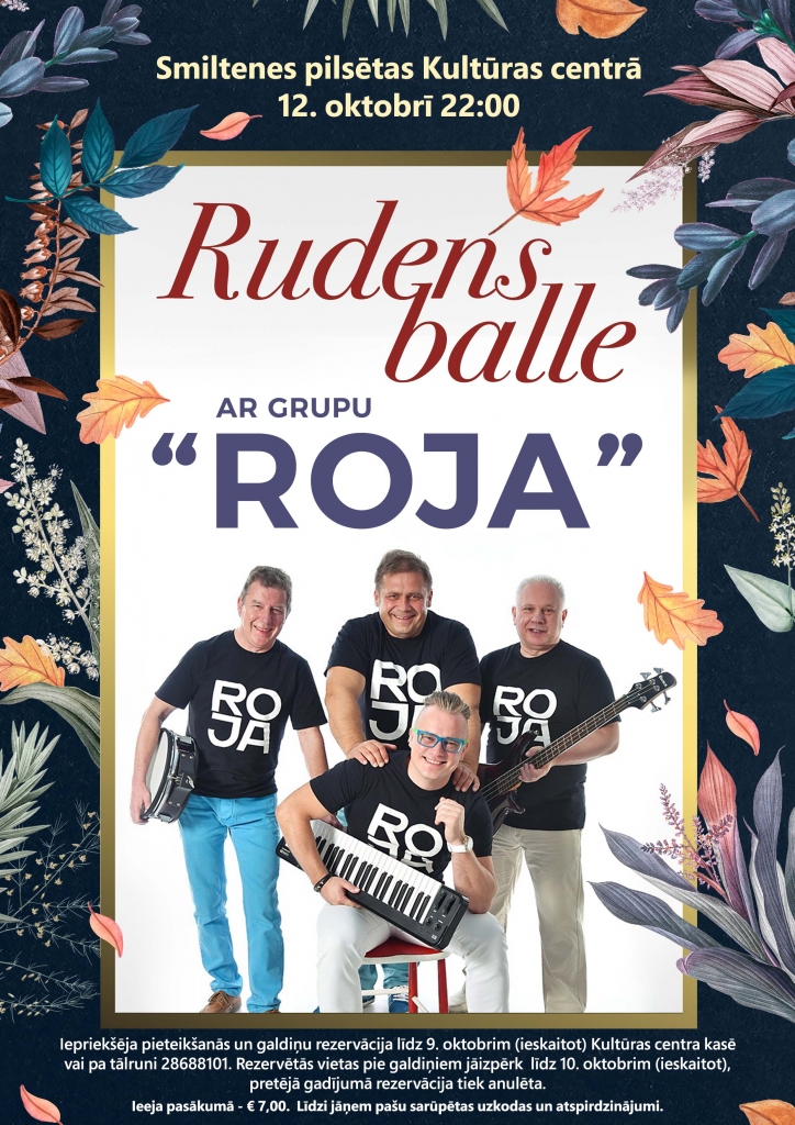 Rudens balle ar grupu "ROJA"