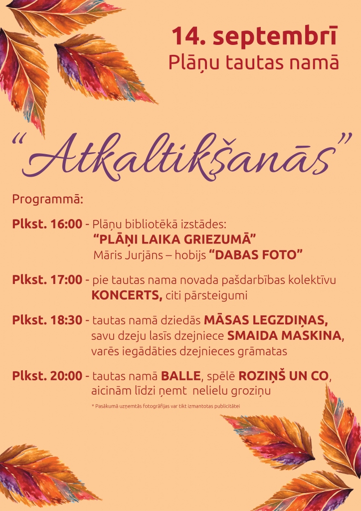 "Atkaltikšanās" Plāņu tautas namā