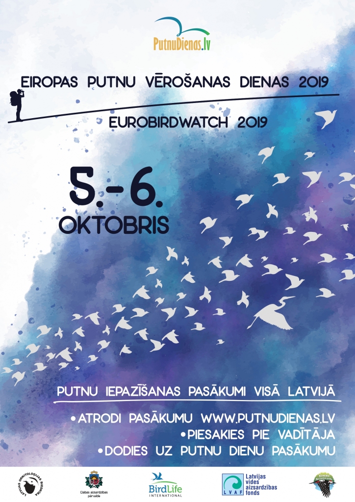 Eiropas putnu vērošanas diena 2019