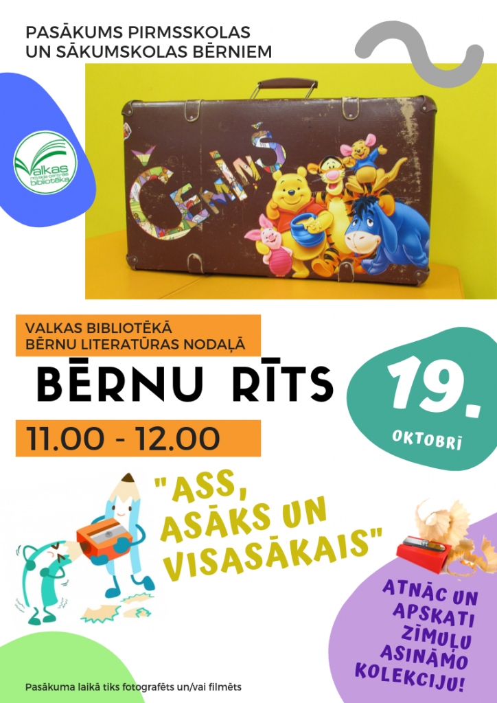 Bērnu rīts Valkas bibliotēkā