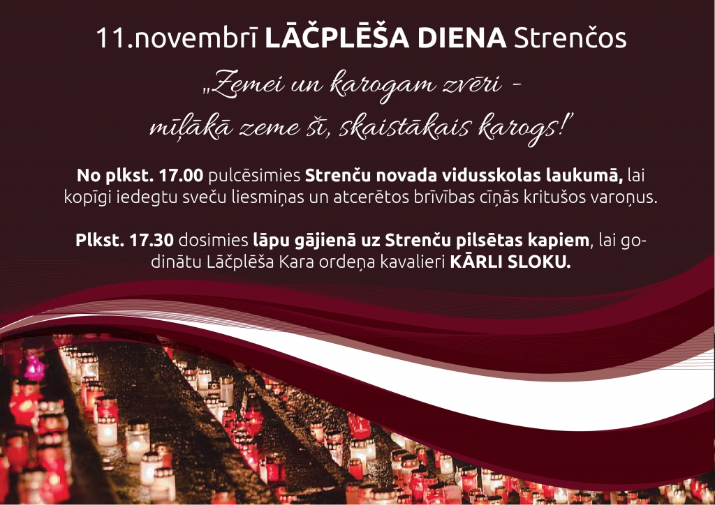 Lāčplēša diena Strenčos