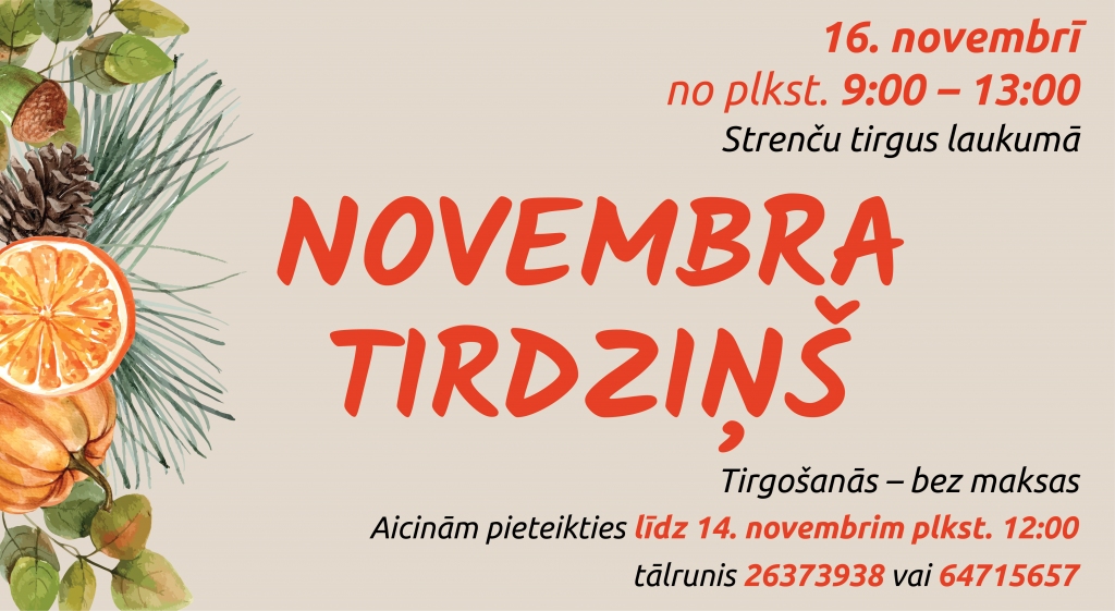 Novembra tirdziņš Strenčos