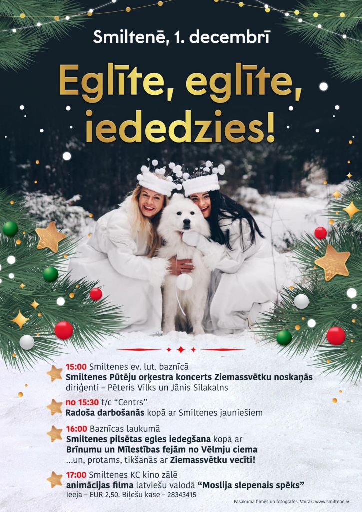 Eglīte, eglīte, iededzies!