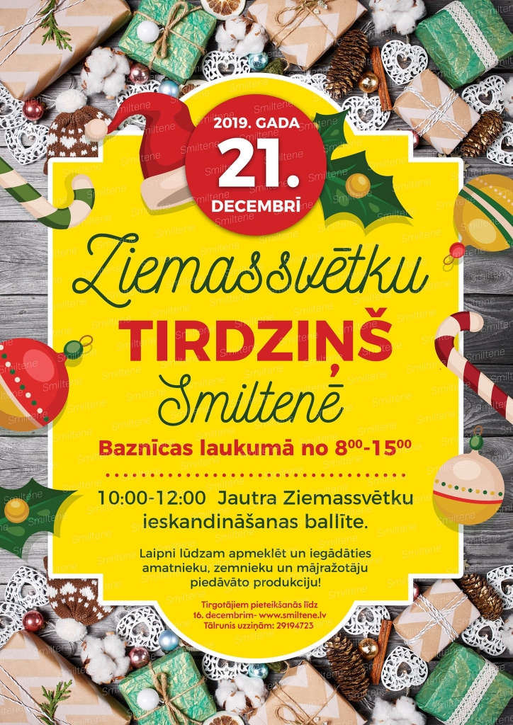 Ziemassvētku tirdziņš Smiltenē