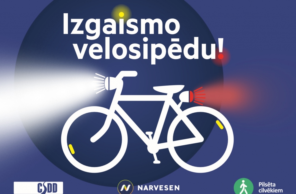 Izgaismo velosipēdu! Nav slikti laika apstākļi velo braukšanai, ir nepietiekoši aprīkots ritenis vai pats braucējs! 