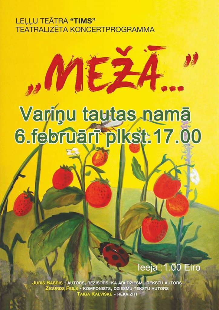 Teatralizēta koncertprogramma "Mežā..."