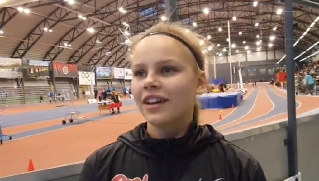 VIDEO: Smilteniete Hanna Gabriela Ziemiņa izcīna iespēju startēt Eiropas U18 čempionātā