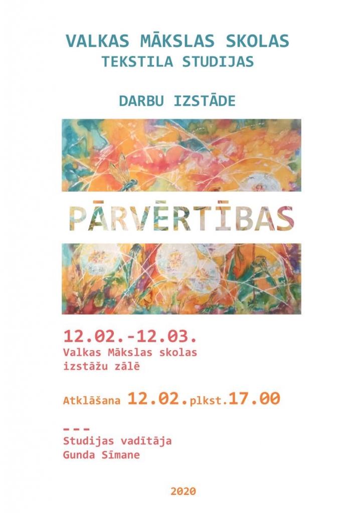 Izstāde "Pārvērtības" atklāšana