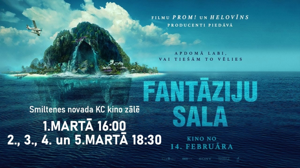 Šausmu, piedzīvojumu un mistikas filma "Fantāziju sala"