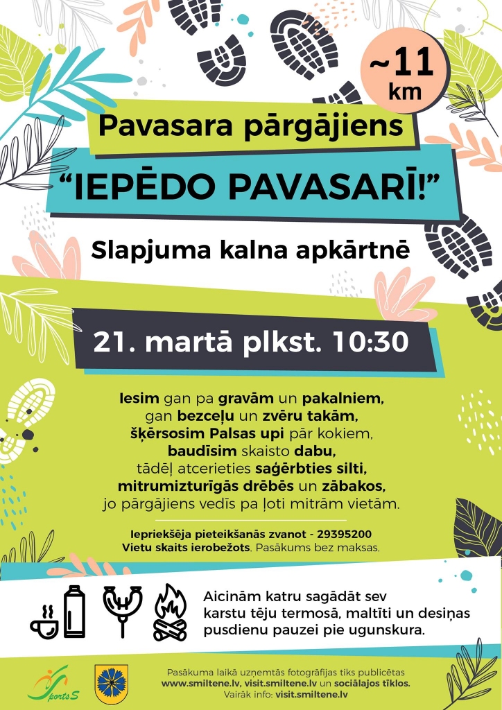 Pavasara pārgājiens "Iepēdo pavasarī"