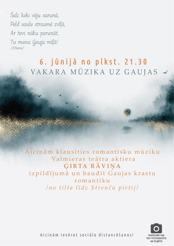 Vakara mūzika uz Gaujas