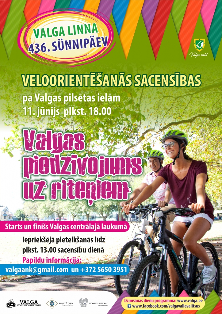 Veloorientēšanās sacensības "Valgas piedzīvojums uz riteņiem"