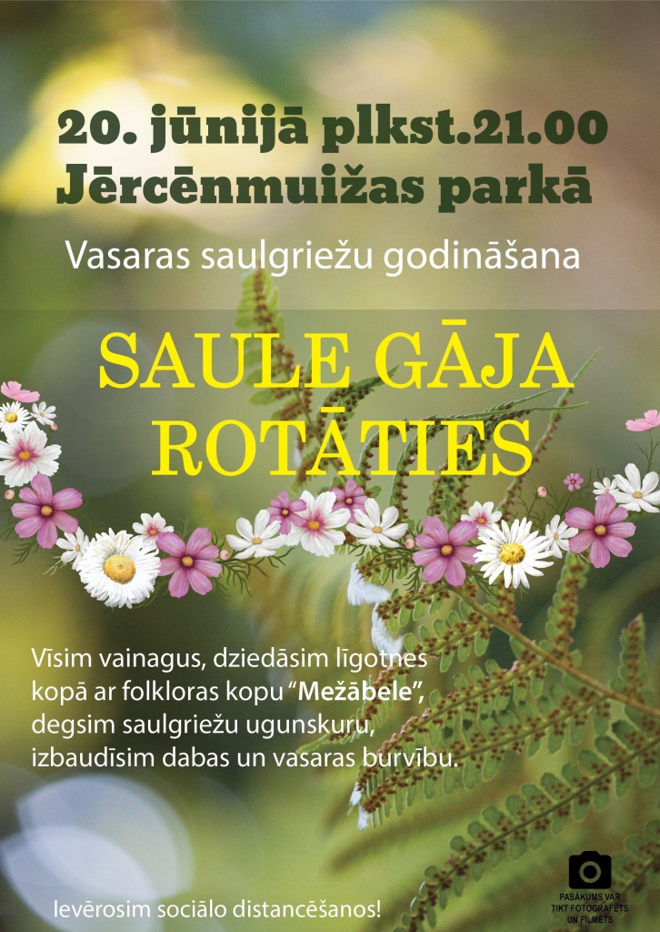 Vasaras saulgriežu godināšana "Saule gāja rotāties"