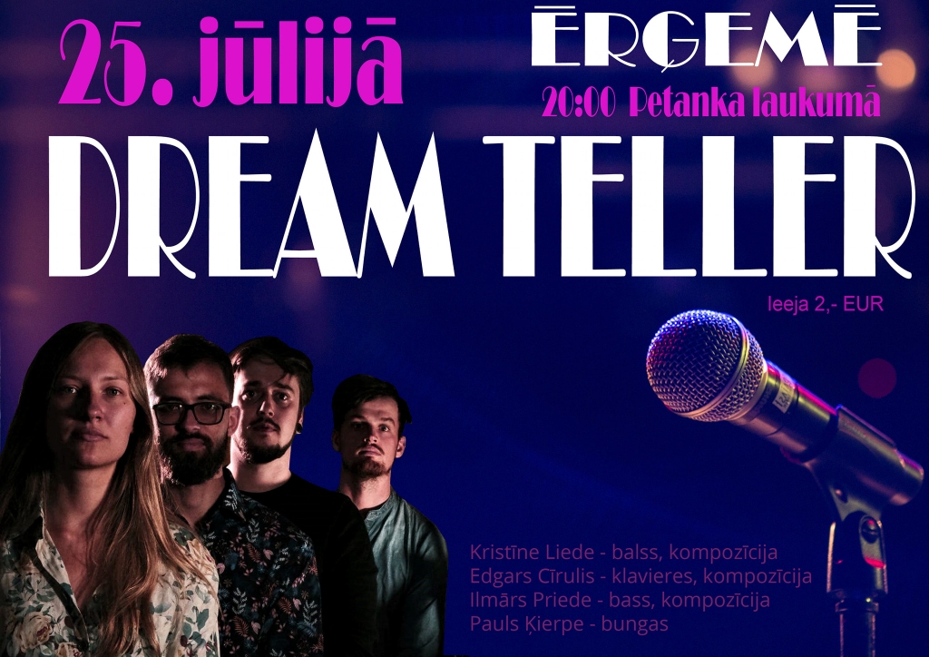 Koncerts ar grupu "Dream teller"