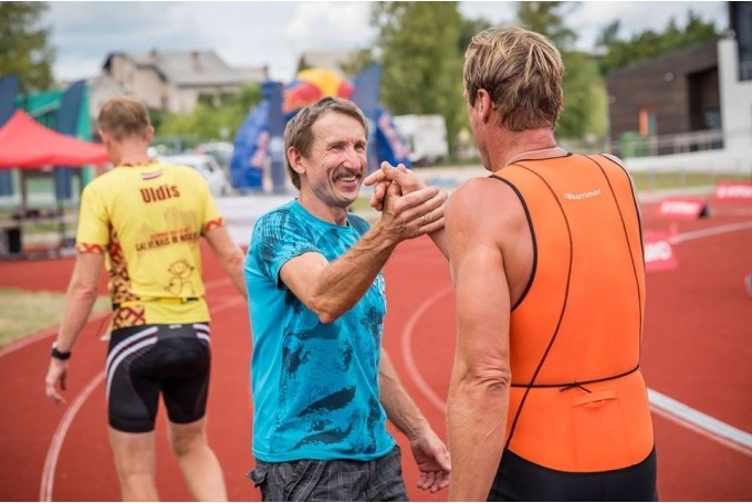 Smiltenes triatlonā rekordliels dalībnieku skaits