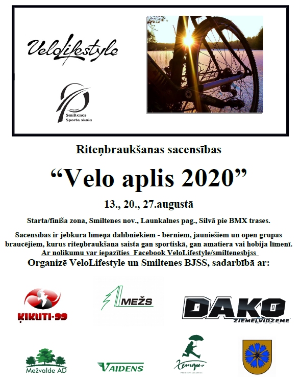 Velo aplis 2020