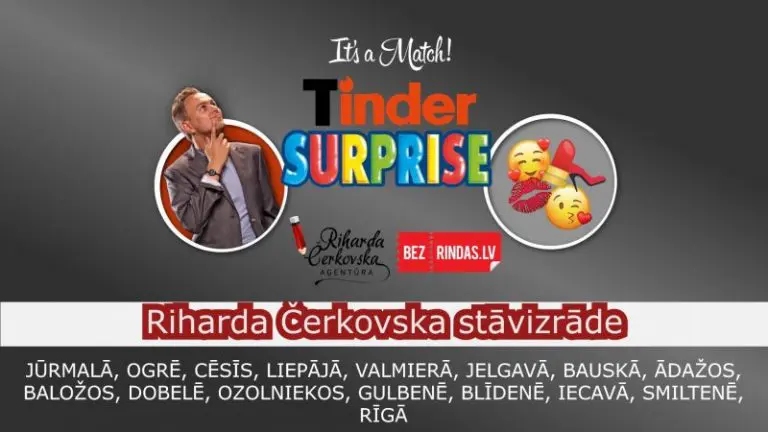 Rihards Čerkovskis ar izrādi “Tinder Surpise” smīdinās Smiltenē