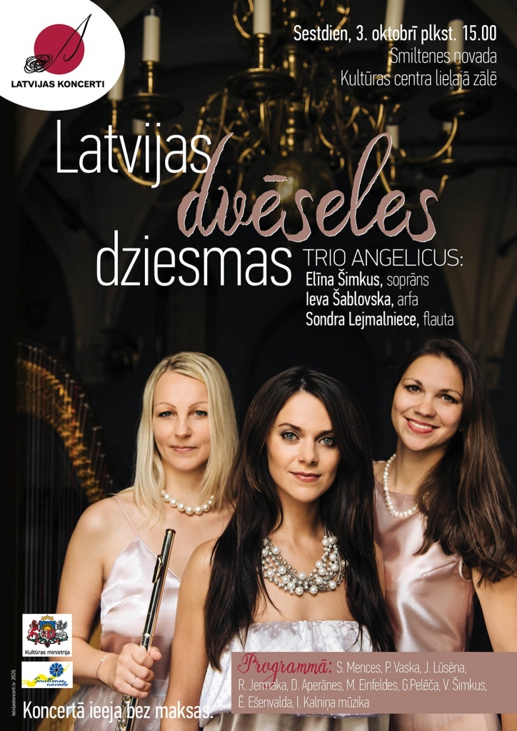 Koncerts "Latvijas dvēseles dziesmas"