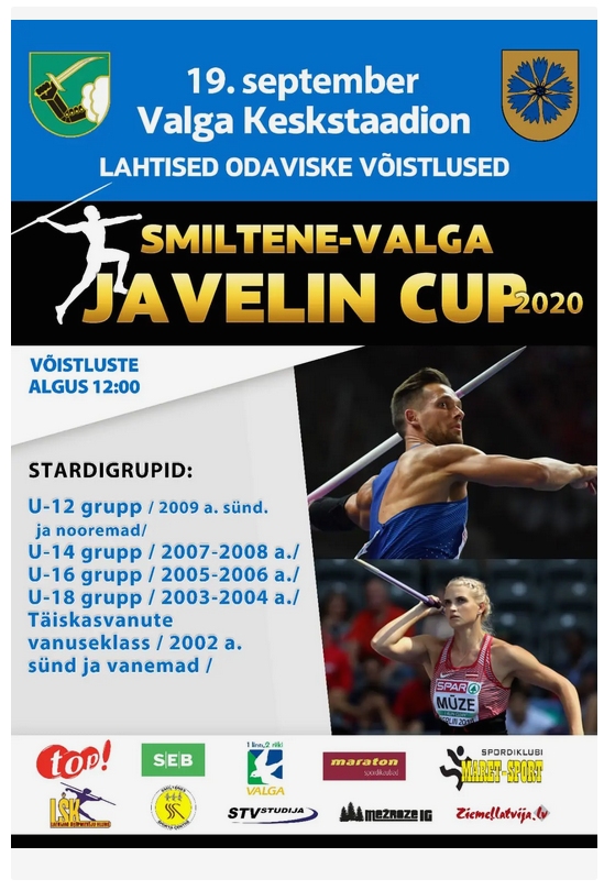 Smiltene-Valga Javelin cup 2020