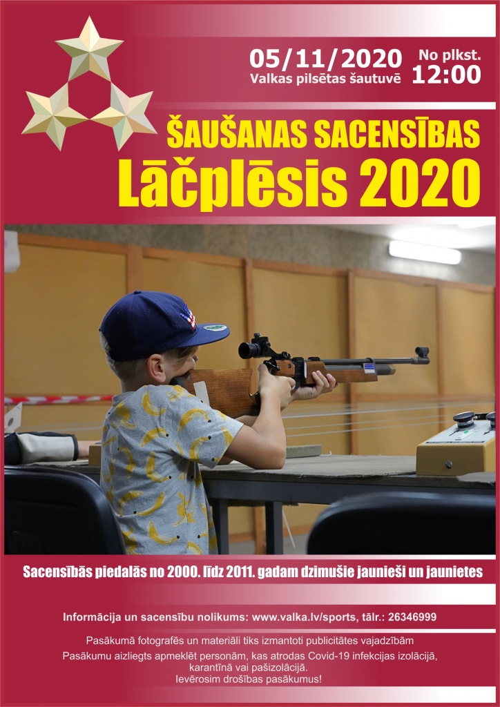 Šaušanas sacensības "Lāčplēsis 2020"