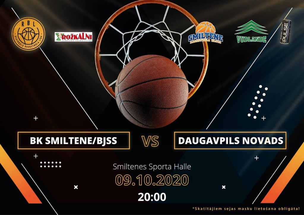 BK Smiltene/BJSS pret Daugavpils novads