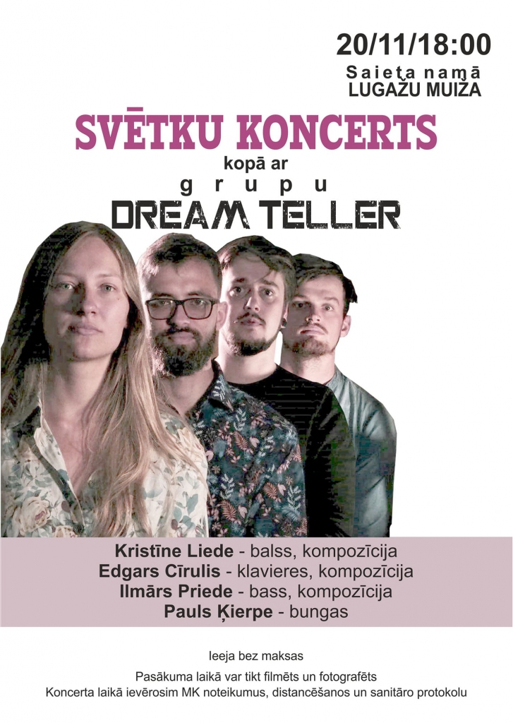 Svētku koncerts kopā ar grupu "Dream teller"