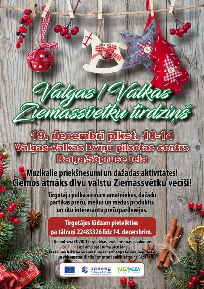 Valgas-Valkas Ziemassvētku tirdziņš