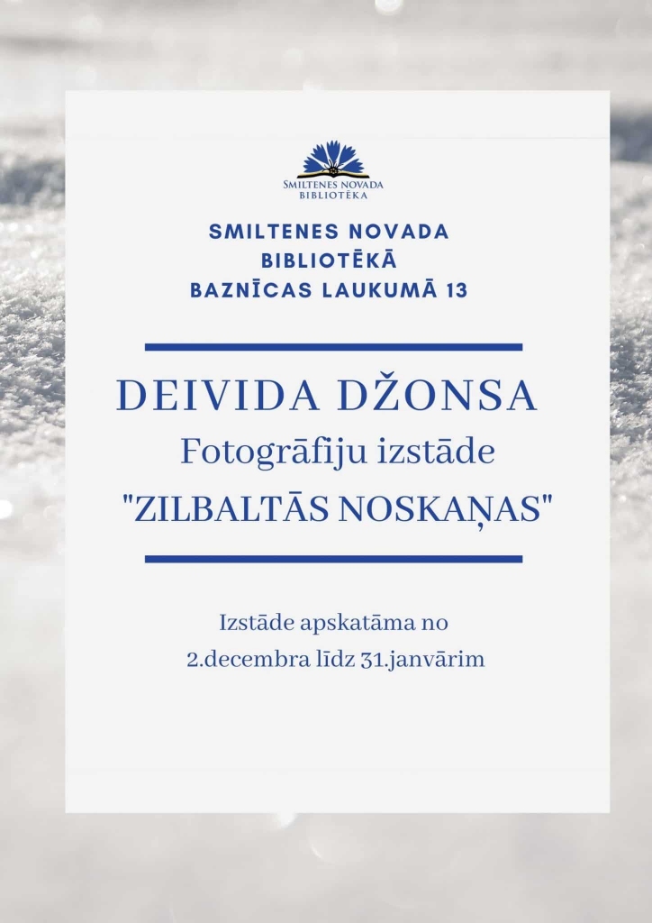 Deivida Džonsa fotogrāfiju izstāde "Zilbaltās noskaņas"