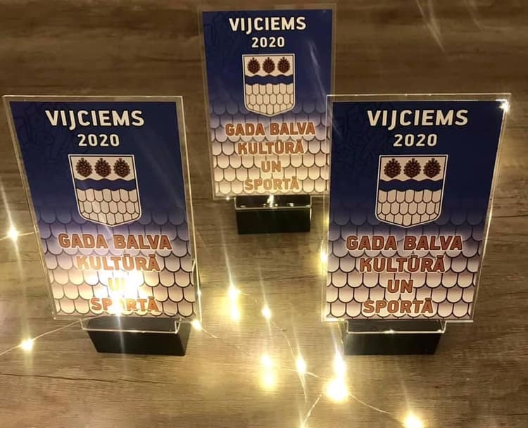 Piešķirtas gada balvas kultūrā un sportā "Vijciems 2020"