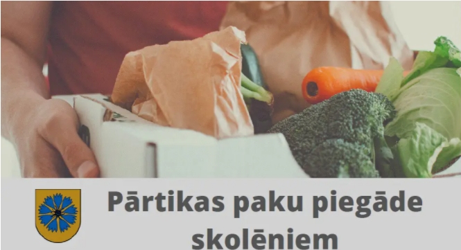 Smiltenes novada pašvaldība turpina pārtikas paku piegādes skolēniem