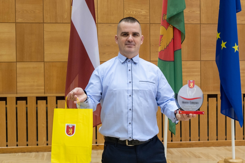 Valkas novada populārākais sportists – Mareks Cibuļskis