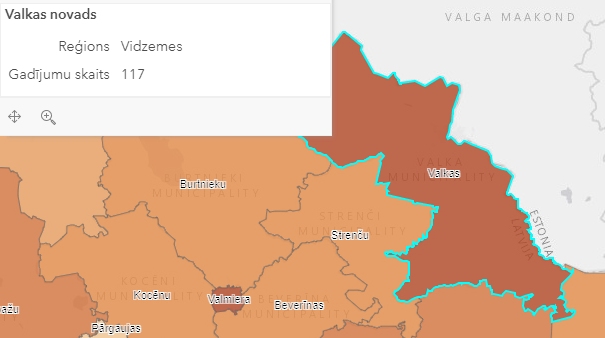 Valkas novadā konstatēti jauni Covid-19 saslimšanas gadījumi