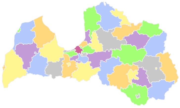 Jaunās administratīvo teritoriju robežas pieejamas atvērto datu formātā