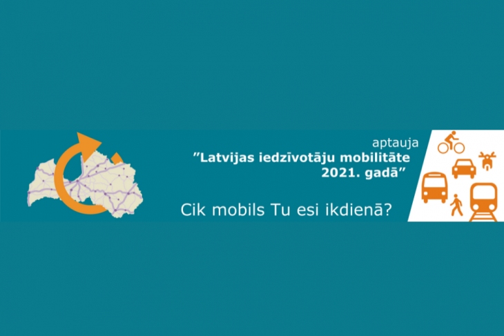 CSP uzsāk aptauju par Latvijas iedzīvotāju mobilitāti