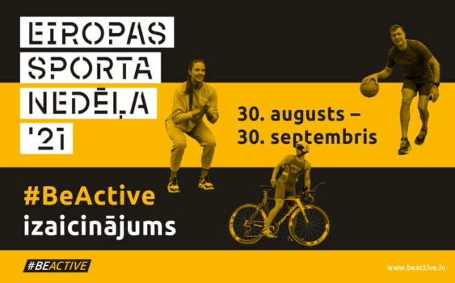 #BeActive izaicinājums individuāli un komandām