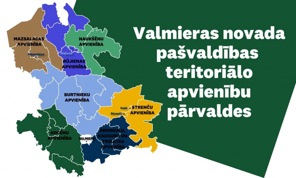 Darbu uzsāk Valmieras novada pašvaldības teritoriālo apvienību pārvaldes