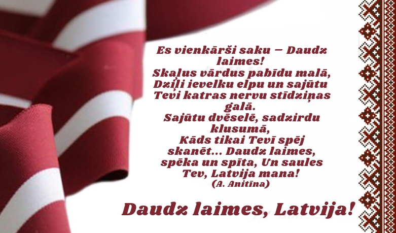 Latvijā svin valsts proklamēšanas 103.gadadienu